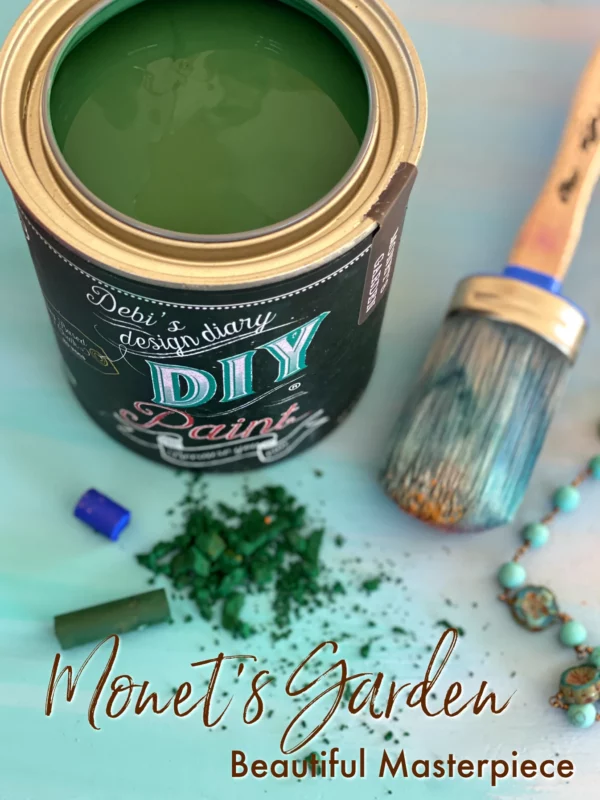 diy paint - monet's garden