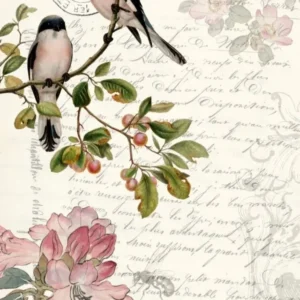 spring bird roycycled paper