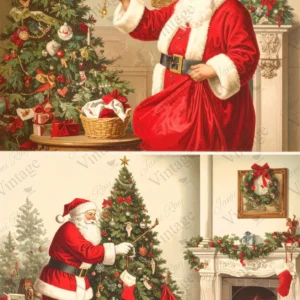 santa's delivering presents | jrv rice paper | A4
