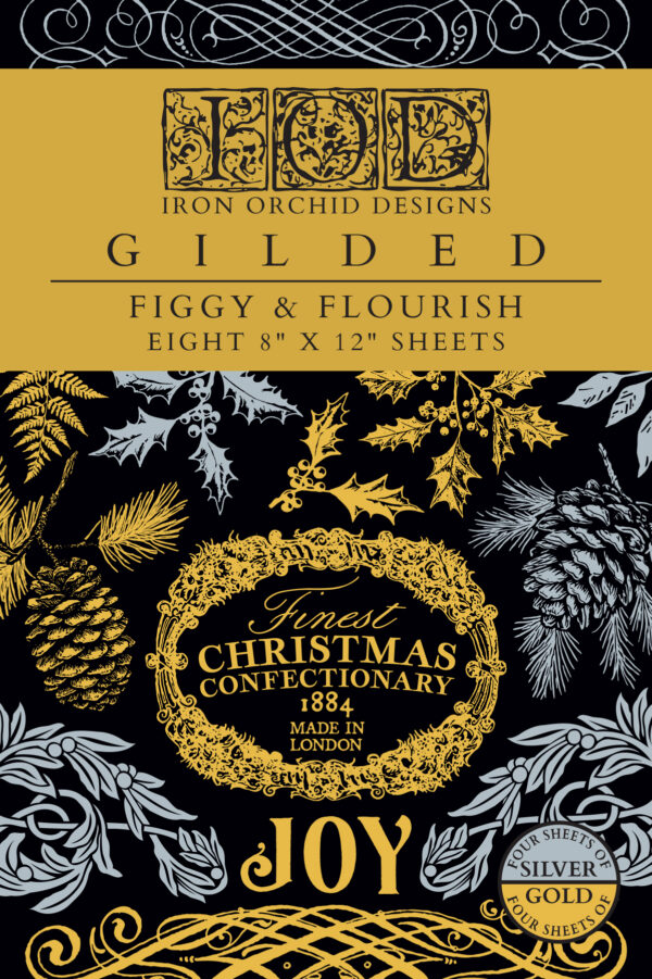 figgy & flourish | IOD gilded transfer