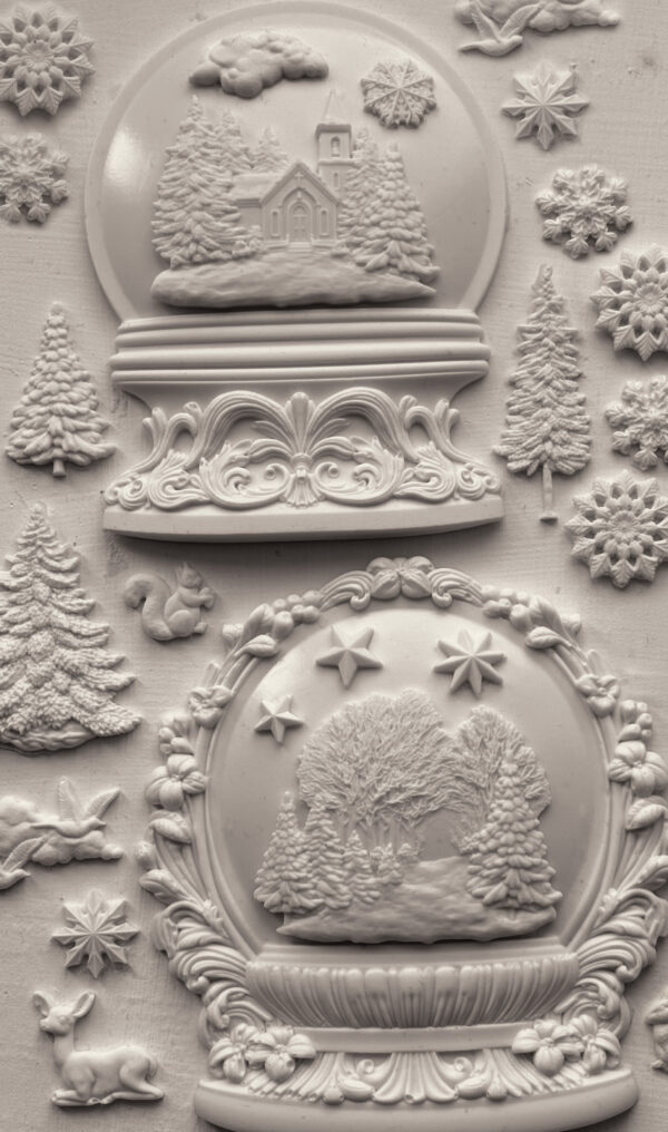 snow globe | IOD mould - Image 2