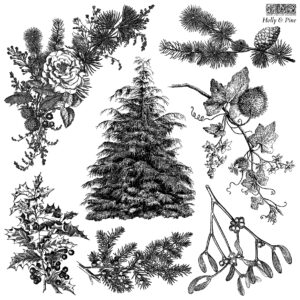 holly & pine | IOD stamp
