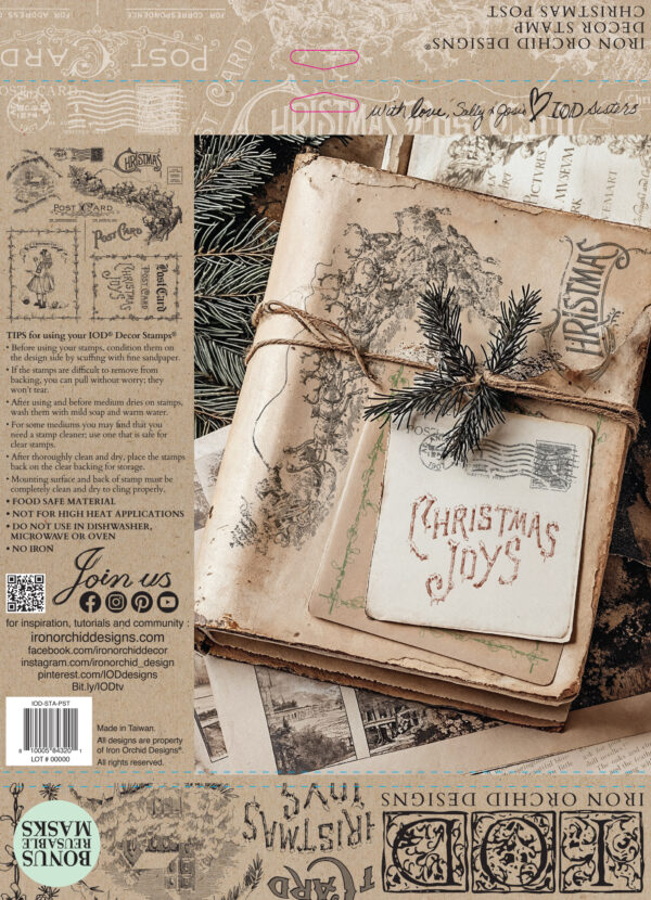 christmas post | IOD stamp - Image 2