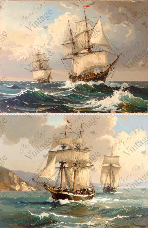 4 ships | jrv rice paper | medium size