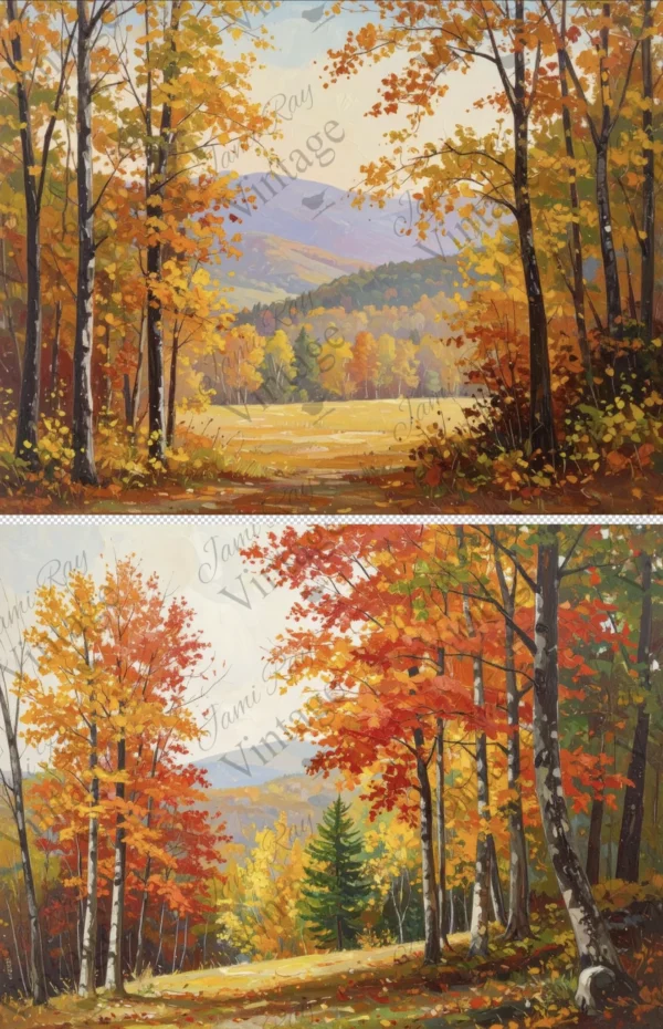 fall scenes | jrv rice paper | medium size