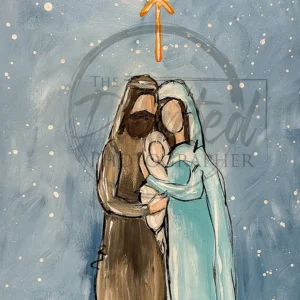 a child is born | connie lines & designs | rice paper | A4