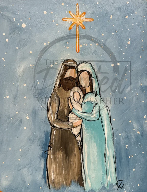 a child is born | connie lines & designs | rice paper | A4