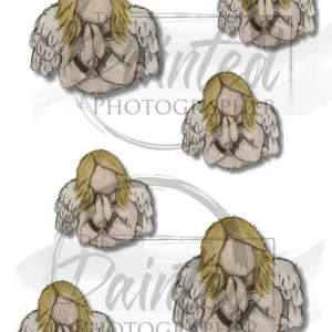 heaven's whisper multiple ornament size | connie lines & designs | rice paper | A4