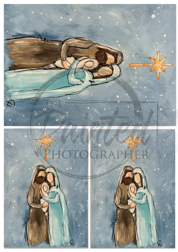 a child is born multiple | connie lines & designs | rice paper | A4
