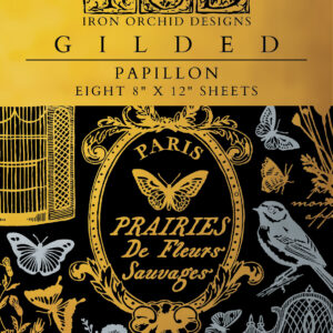 papillon | IOD gilded transfer