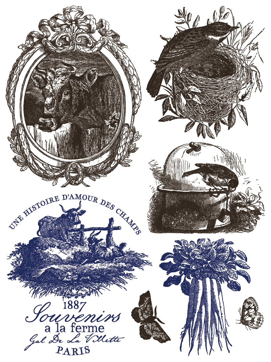 hameau de la reine | IOD paint inlay - Image 8