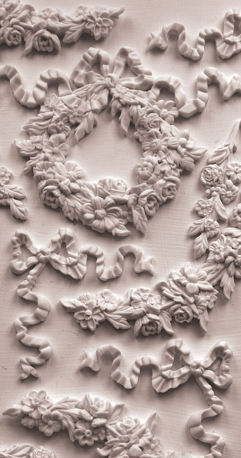 wreath and swags | IOD mould - Image 5