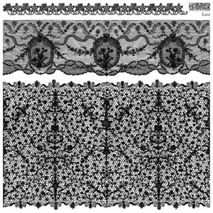 lace | IOD stamp