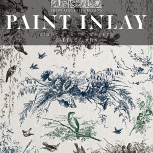 little lark | IOD paint inlay