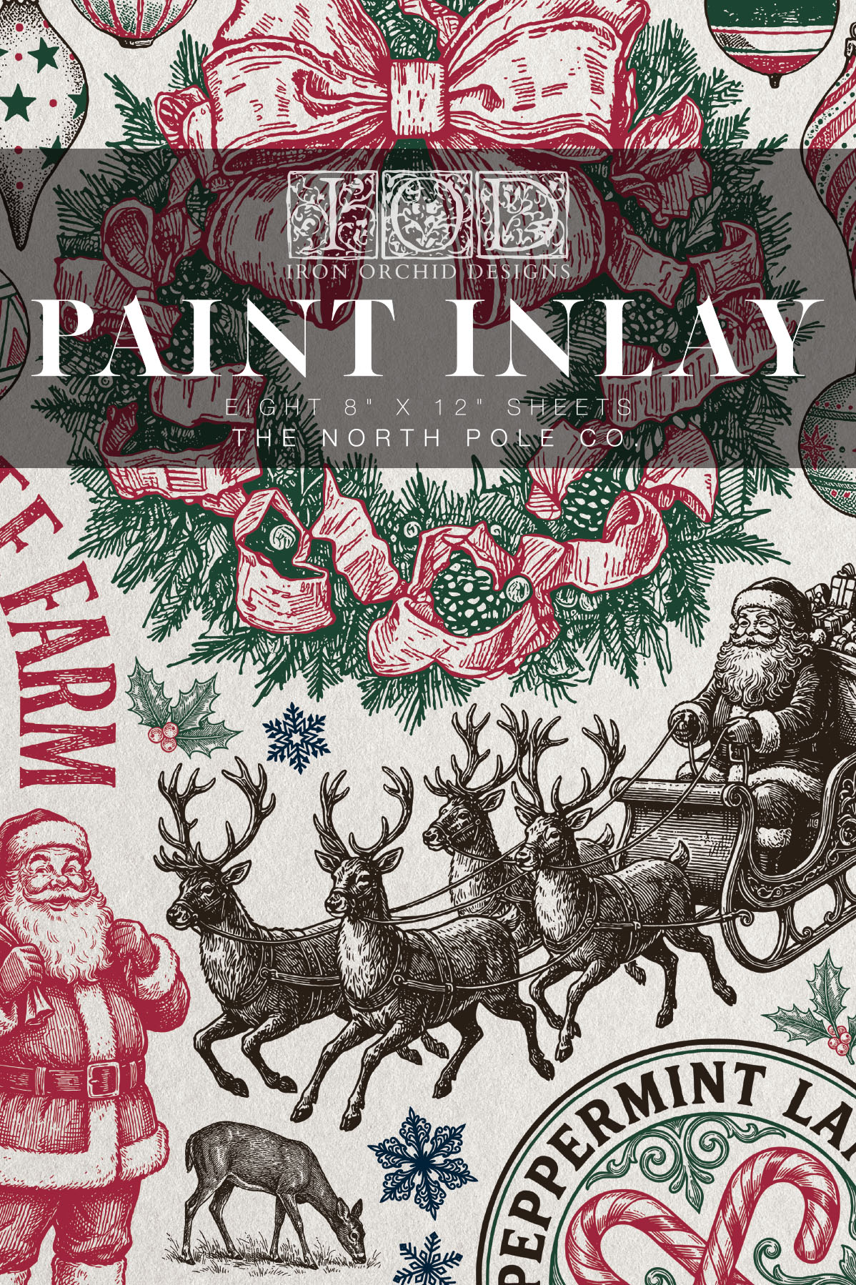 the north pole co | IOD paint inlay
