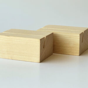 wood block stands | pack of 2 | IOD